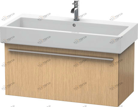 XL604601212 X-Large Тумбочка подвесная Дуб брашированный, натуральный шпон Duravit