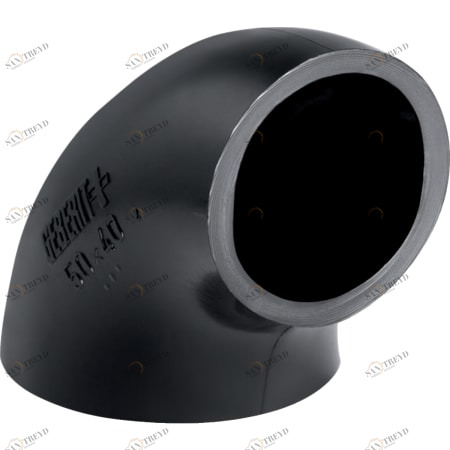 GEBERIT 364.874.16.1 Отвод Geberit PE 90°, укороченный, без патрубка 