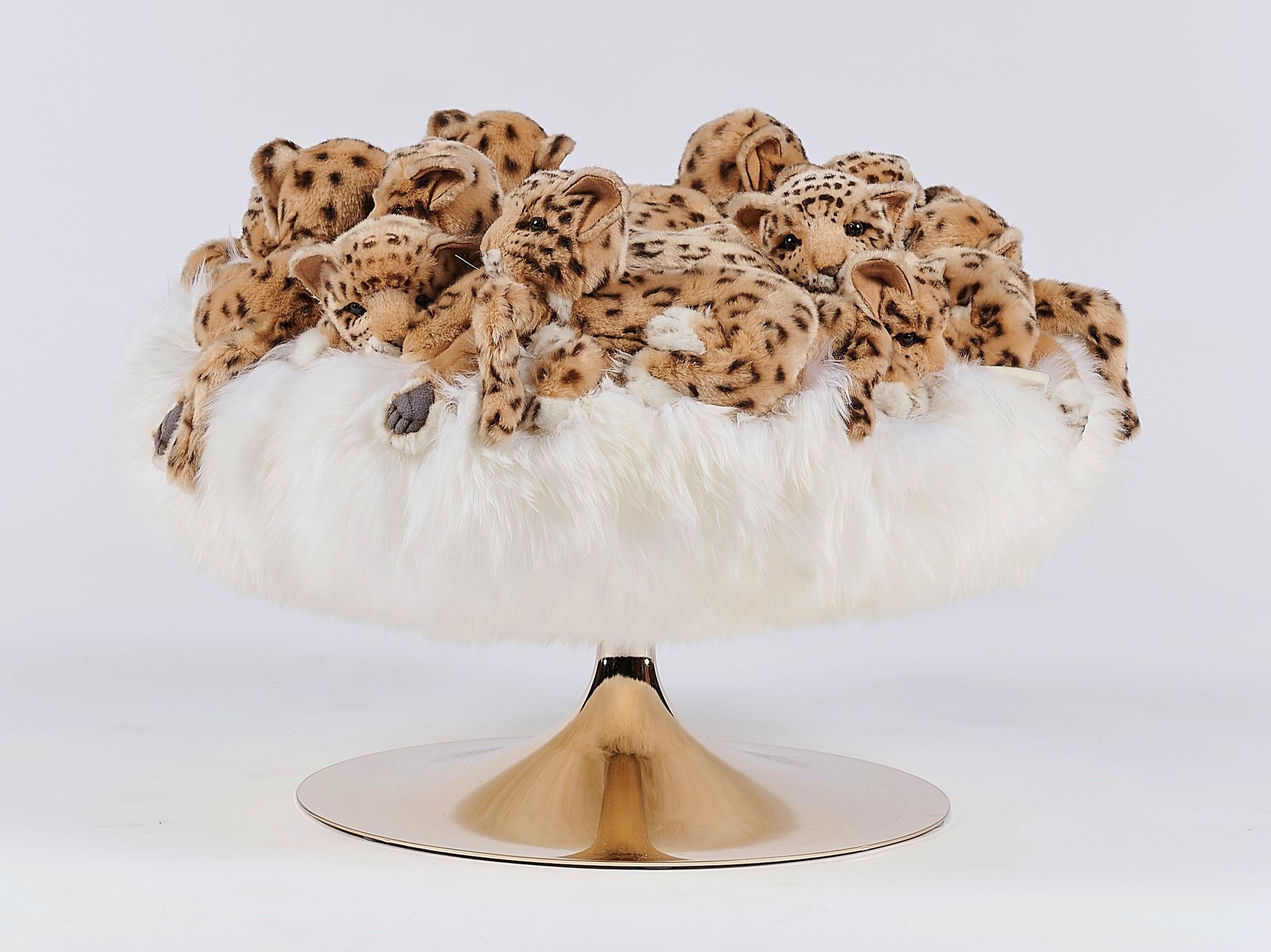 Полиэстер круглый пуф APCOLLECTION Leo ARCH-00038377