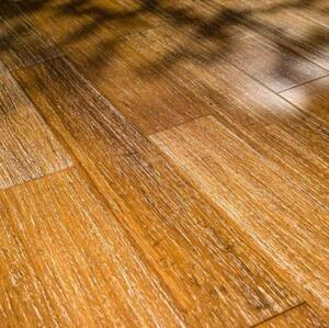 Массивная доска Amigo Original Прованс Hitech Бамбук Натур с брашью (Текстурированная) 900х130 мм.