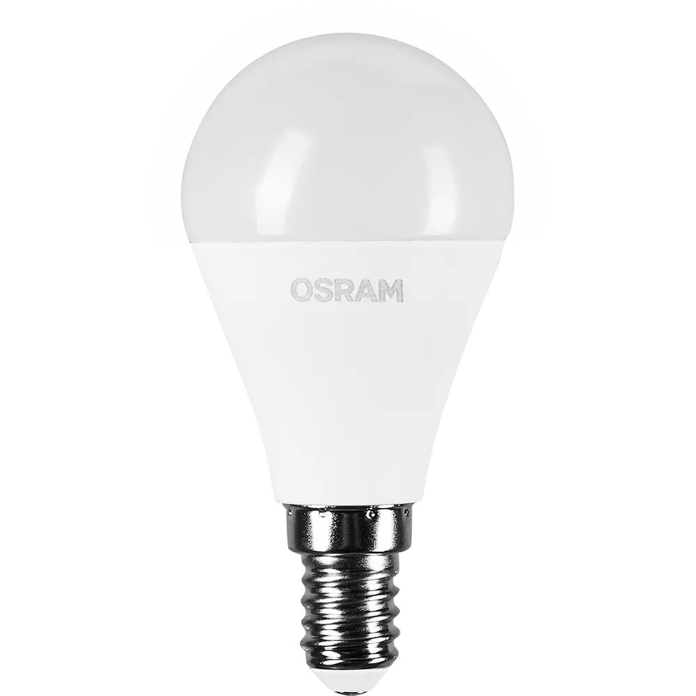 Лампа светодиодная Osram шар 9Вт 806Лм E14 нейтральный белый свет 85100672 STLM-2211274  - Вид №1