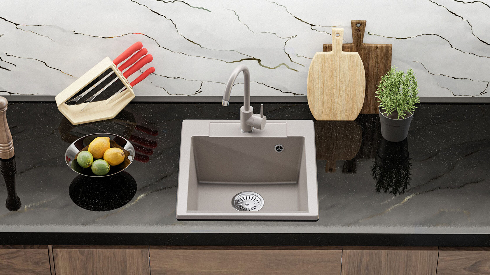 Кухонные мойки Polygran Argo-460 444720 - Вид №1