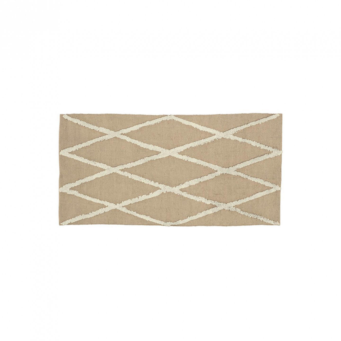 108439 Ковер из натурального и белого джута и хлопка 70 x 140 см La Forma Abena  - Вид №1