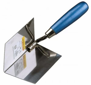 Кельма (мастерок) угловая из нержавеющей стали PROFI 110х80х80мм для внутренних углов Stayer