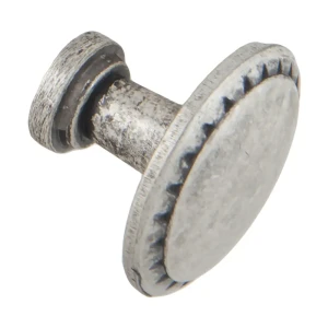 Мебельная ручка-кнопка RC407BAZ.4 металл цвет глянцевый хром