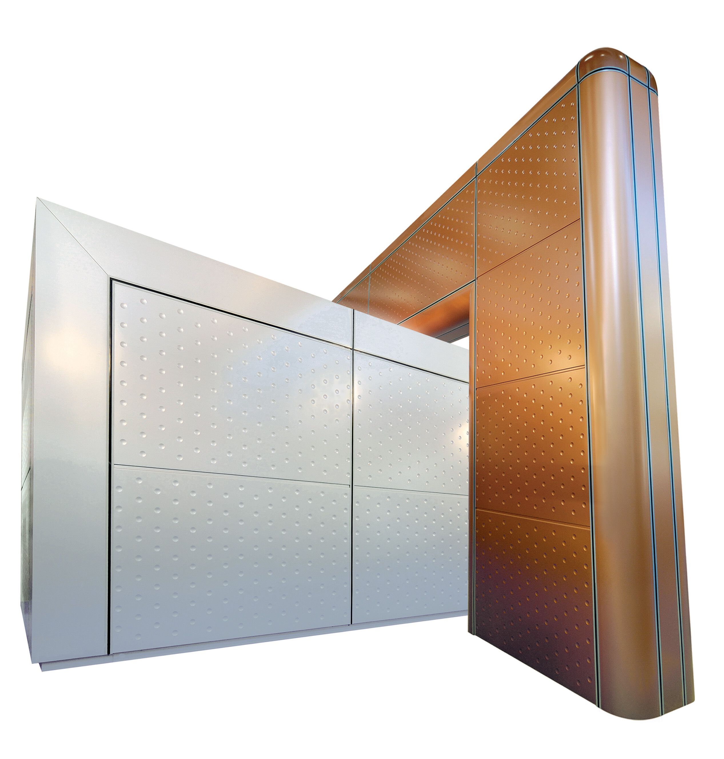 Изолированная металлическая панель для фасада ELCOM SYSTEM ТЕРМОПАРЕТЫ® ARCH-00063678 - Вид №133