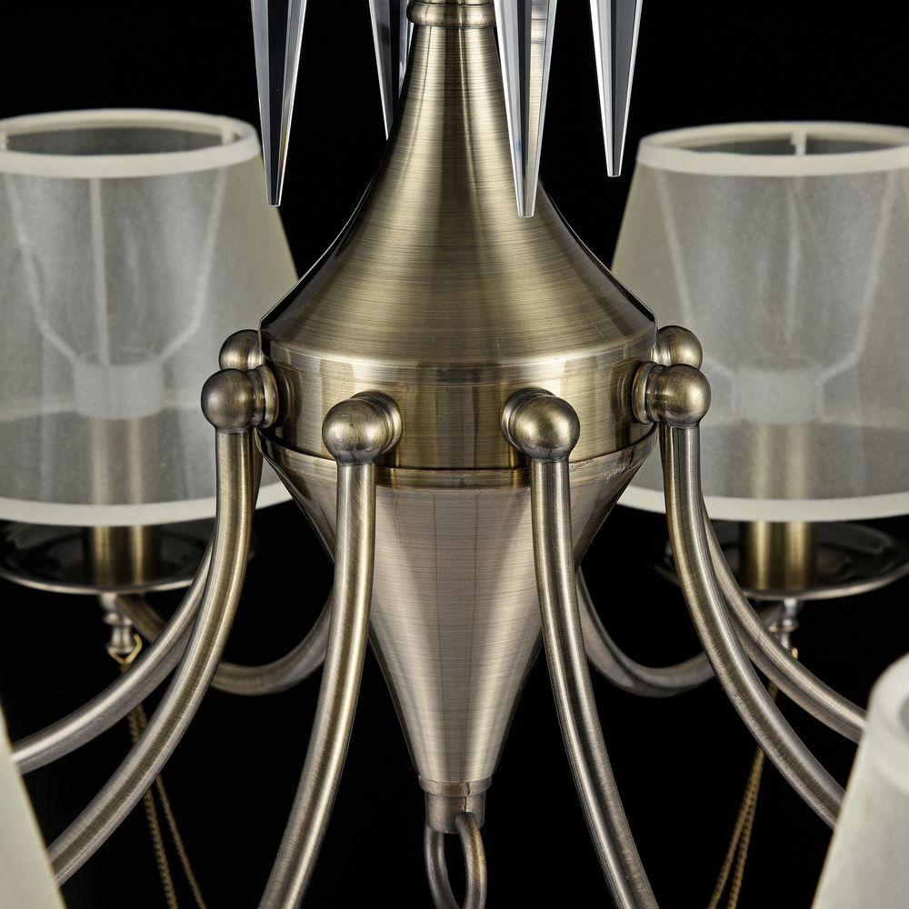 Подвесная люстра Freya Garcia FR2908-PL-08-BZ FREYA ДИЗАЙНЕРСКИЕ, GARCIA 186730 Белый  - Вид №3