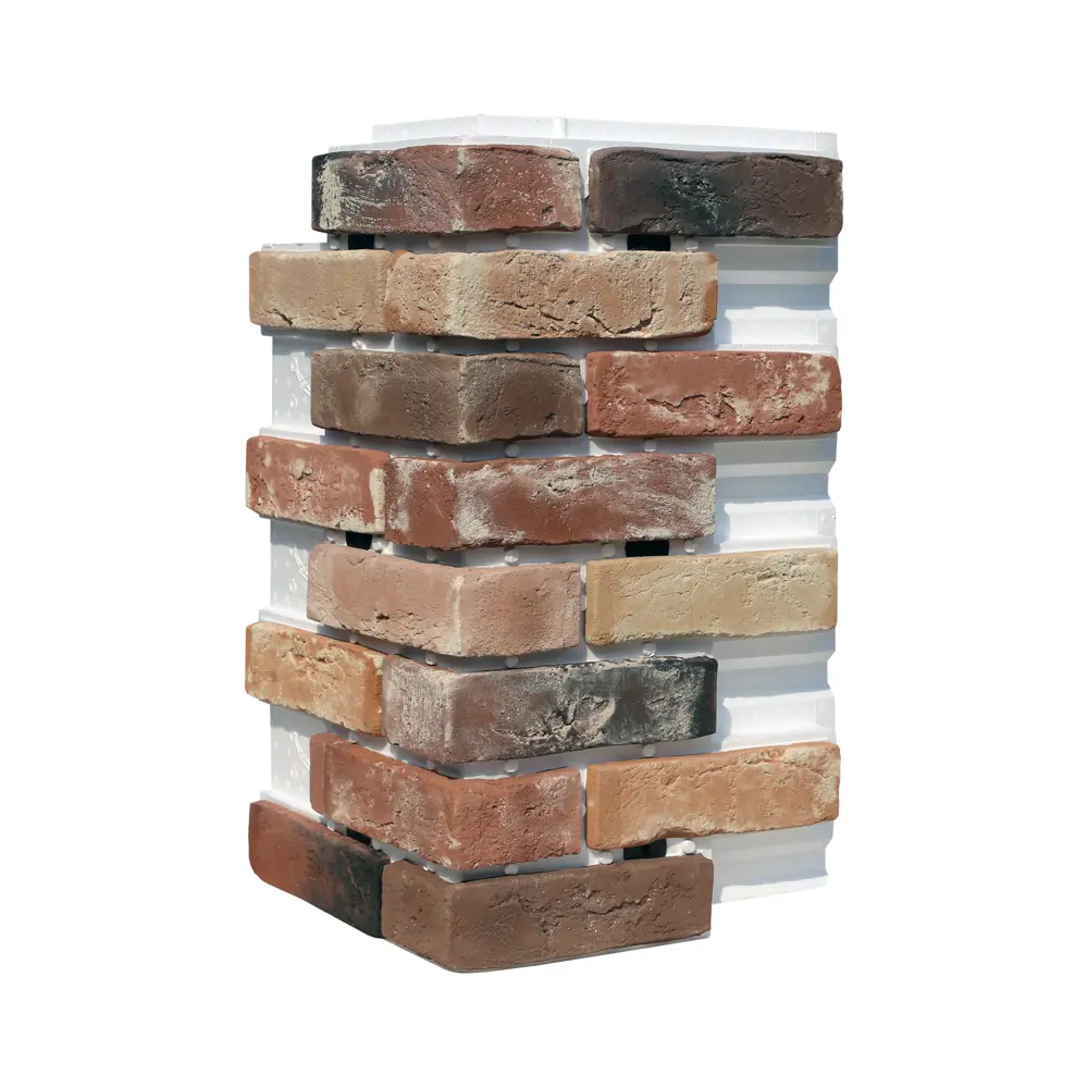 Термопанель Лондон брик 370x652 мм микс 0.645 м² WHITE HILLS STLM-2132668 - Вид №2