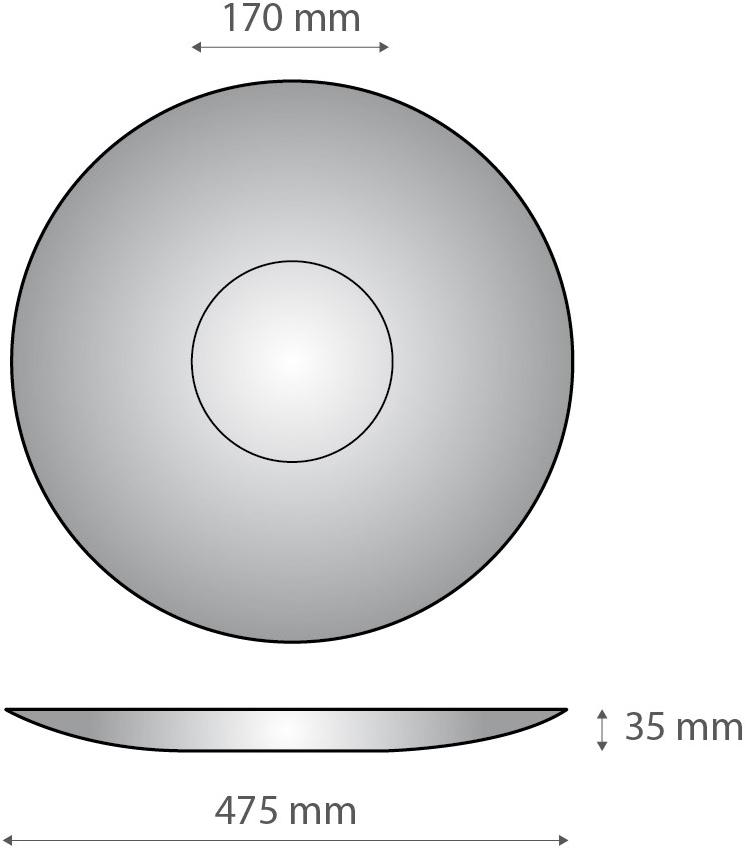 Alumina Декоративная плоская пластина из двне алюминия Dvne capsule collection D.sf50b12  - Вид №3