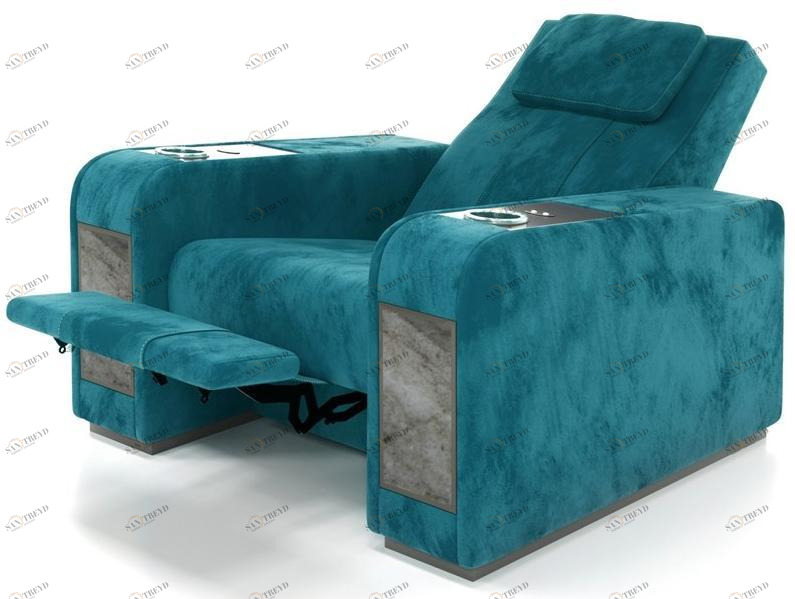 Vismara Design Полтрона на домашний кинотеатр в набуке Luxury entertainment sun-id-1357770