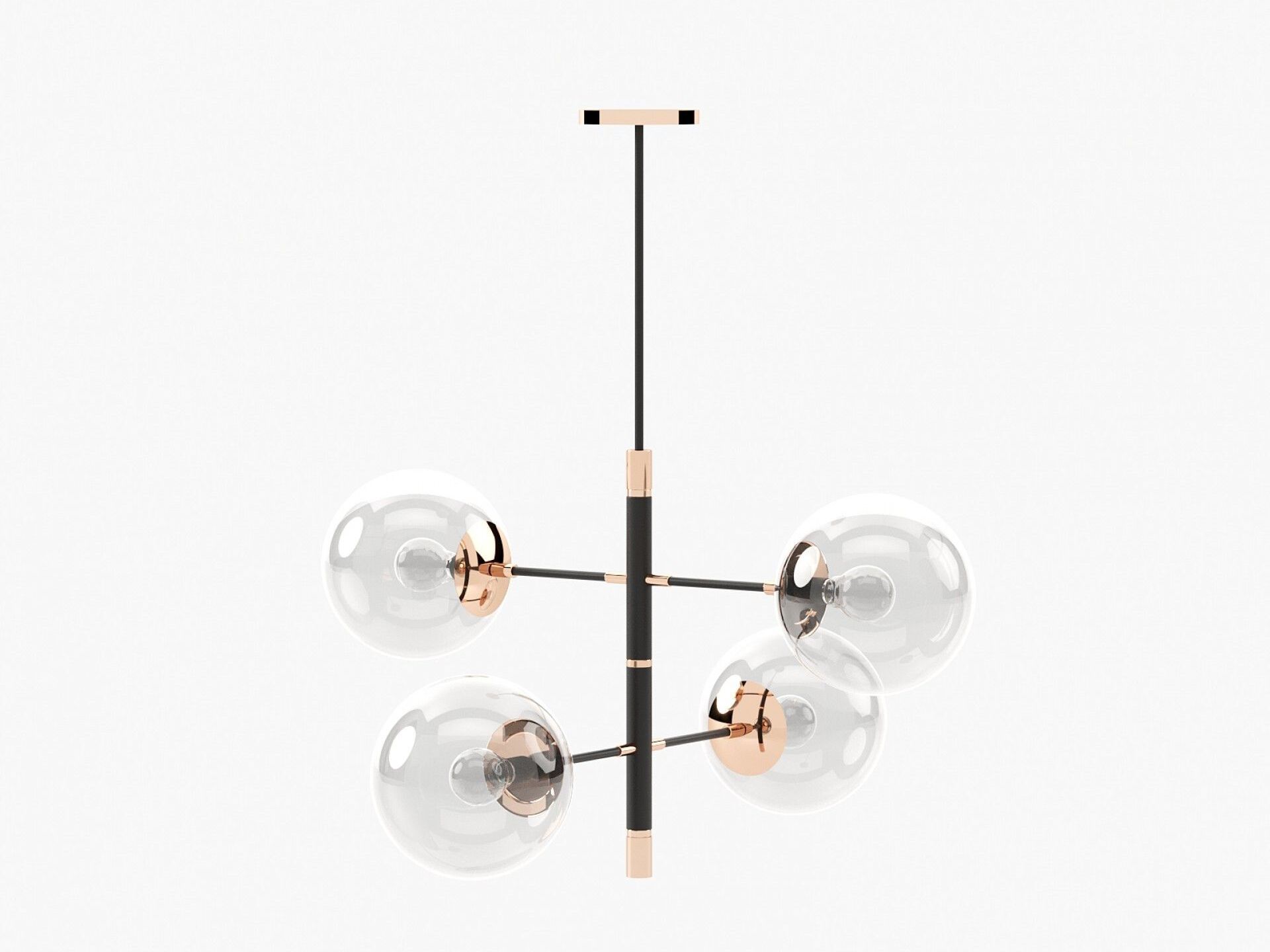 Подвесной светильник из нержавеющей стали и стекла Laskasas MEREDITH ARCH-00125547 - Вид №4