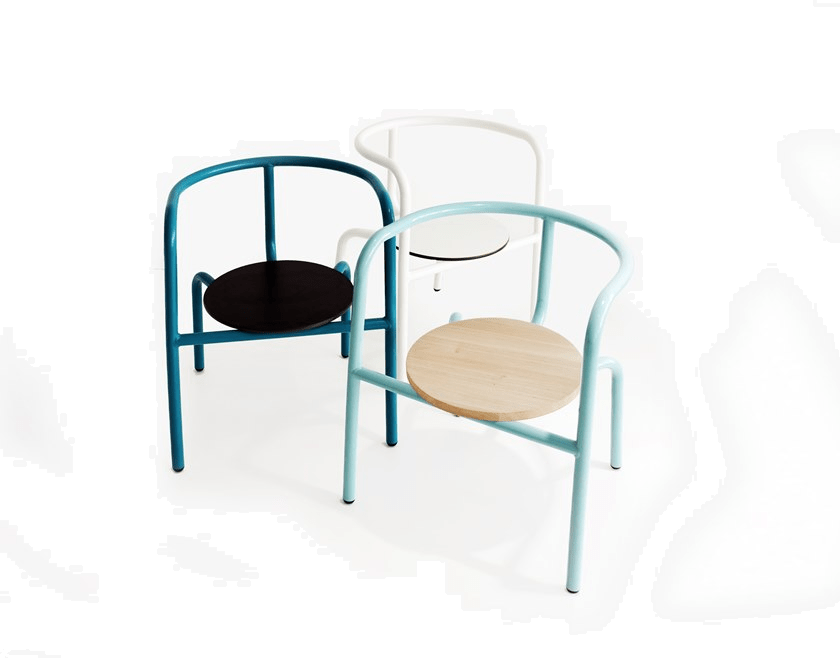 Branca Lisboa Штабелируемый стул из окрашенного металла sun-id-1418194 - Вид №12