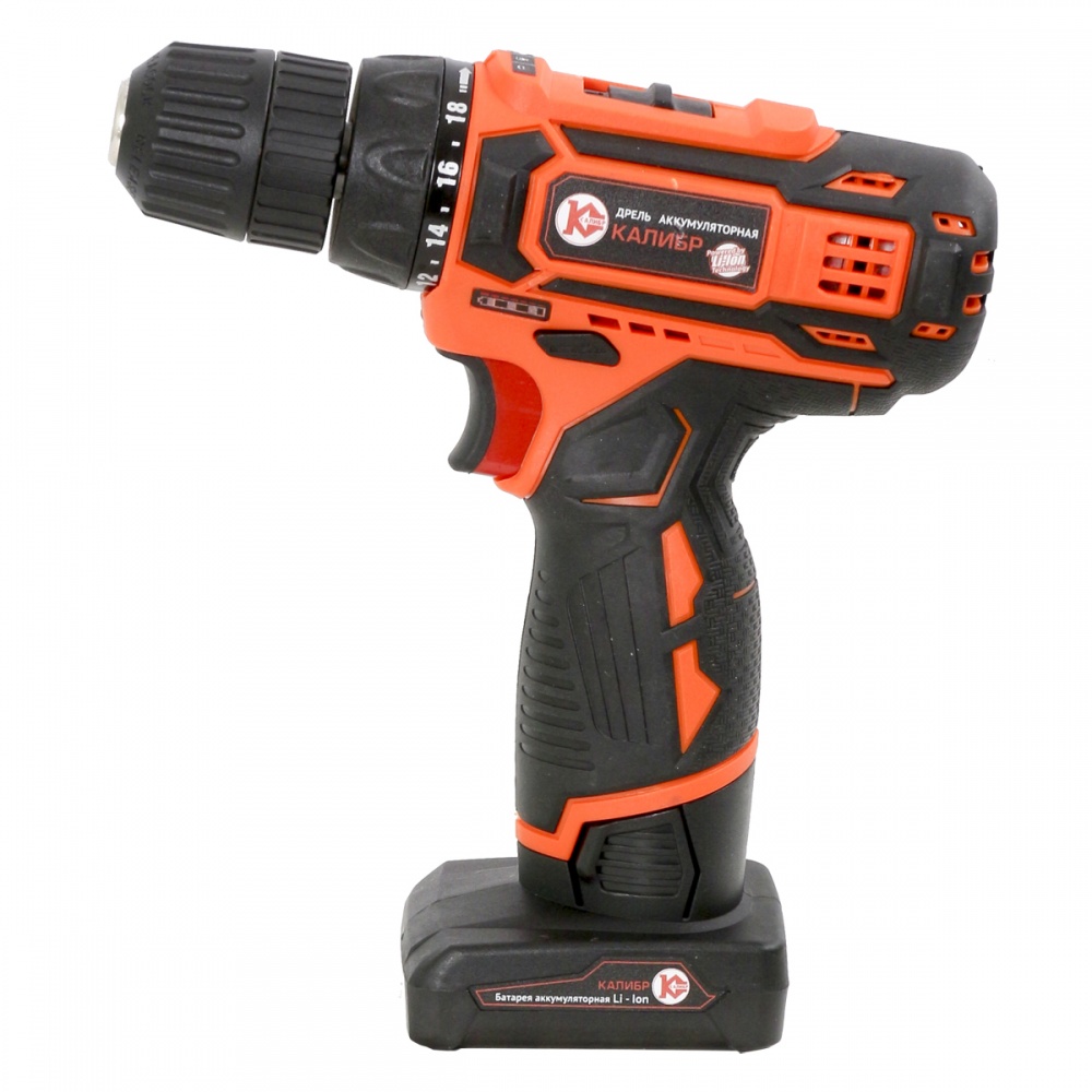 75099 Калибр Аккумуляторная дрель (Li-Ion) ДА-18-2М+ 
