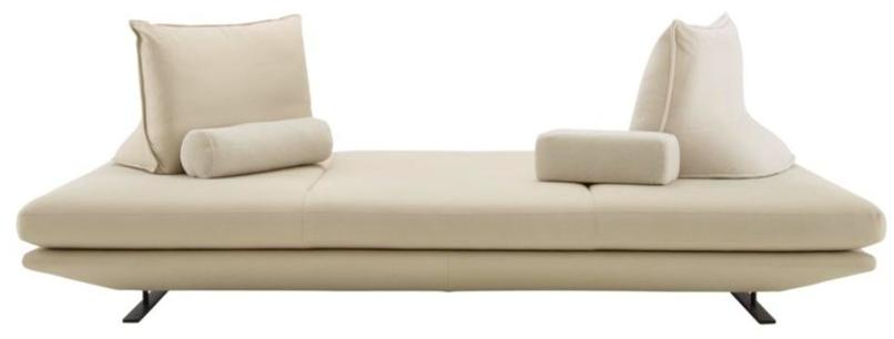 Ligne Roset Скамья со спинкой, обитая тканью Prado 11370405/505/605/705 - Вид №1