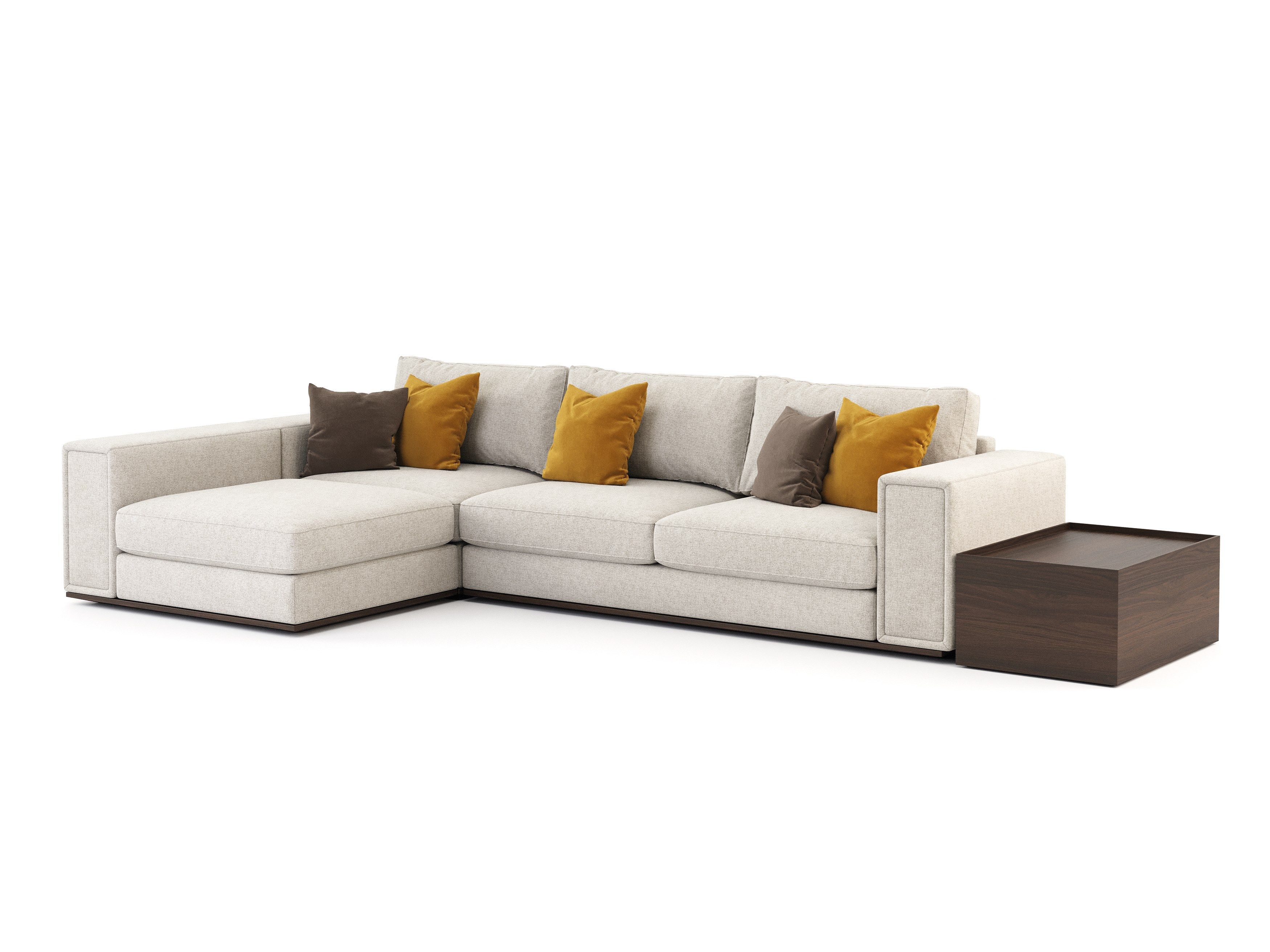 Бархатный диван с полуостровом Stylish Club Sublime ARCH-00140362 - Вид №4