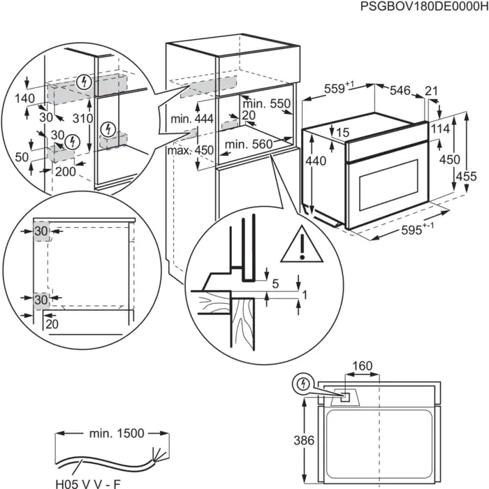 9105063 Встраиваемая микроволновая печь AEG KMK721880B черный STDN-0134883 - Вид №3