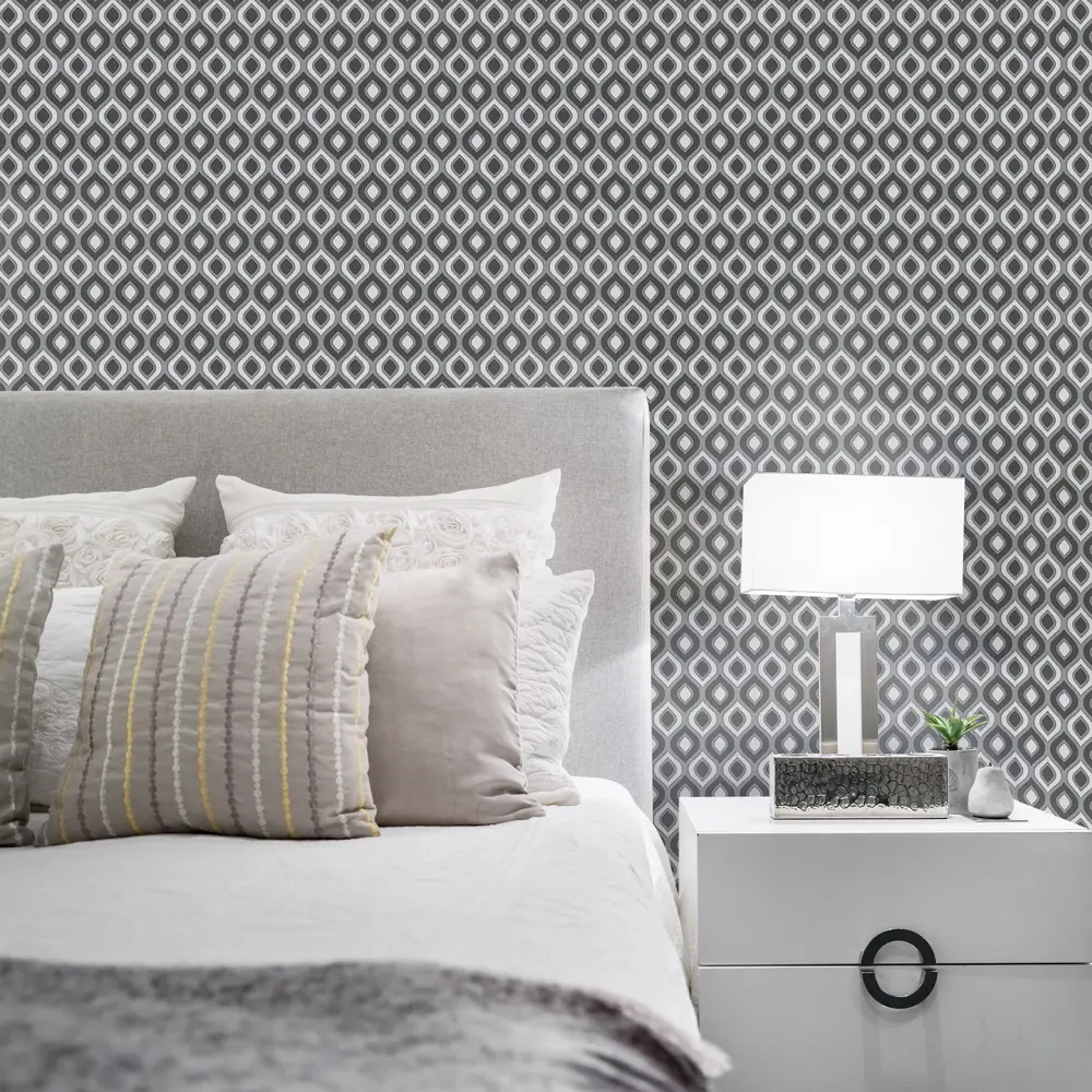 Обои флизелиновые 1,06х10 м цвет серый ED1124-11 81961320 STLM-2098138 EURO DECOR Династия - Вид №3