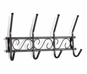 Вешалка Настенная Graciya 4 чёрная SHEFFILTON ДИЗАЙНЕРСКИЕ 015065 Чёрный