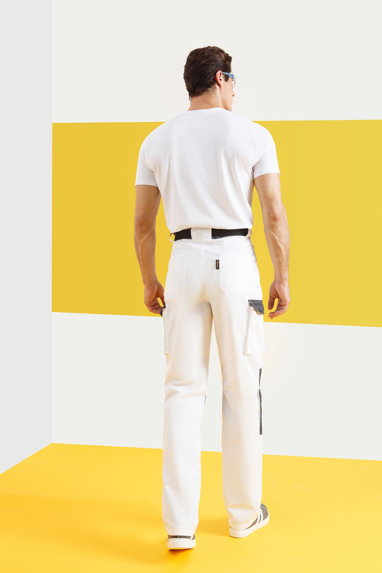 4974833 Костюм  NEW белый графит STATUS  Летняя спецодежда  размер 64-66/170-176  - Вид №9