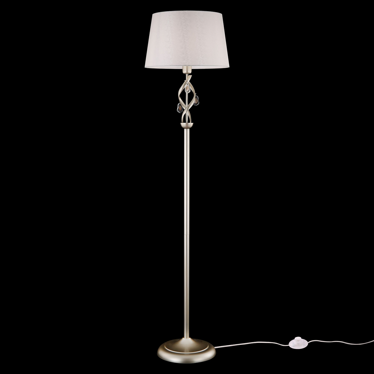 Торшер кремовый Monique FR2001FL-01G FREYA CLASSIC 00-3957090 Бежевый - Вид №1