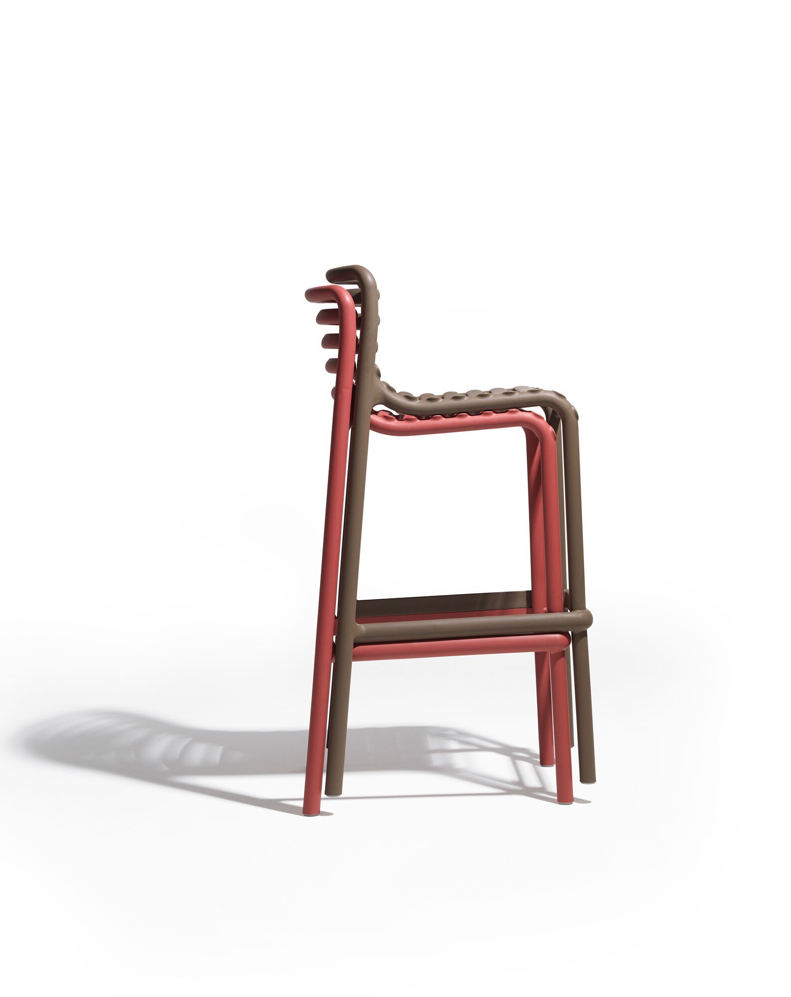 Высокий полипропиленовый садовый стул с подставкой для ног Nardi Doga ARCH-00127971 - Вид №4