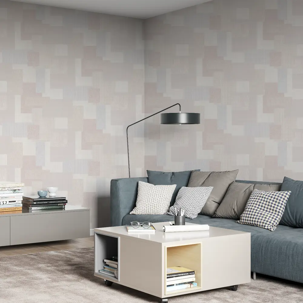 Обои флизелиновые Palitra Home Panels бежевые 1.06 м HC31141-12 84773385 STLM-2076604 - Вид №3