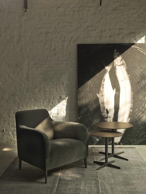 Verzelloni Круглый кожаный журнальный столик Club sun-id-1515722 - Вид №2