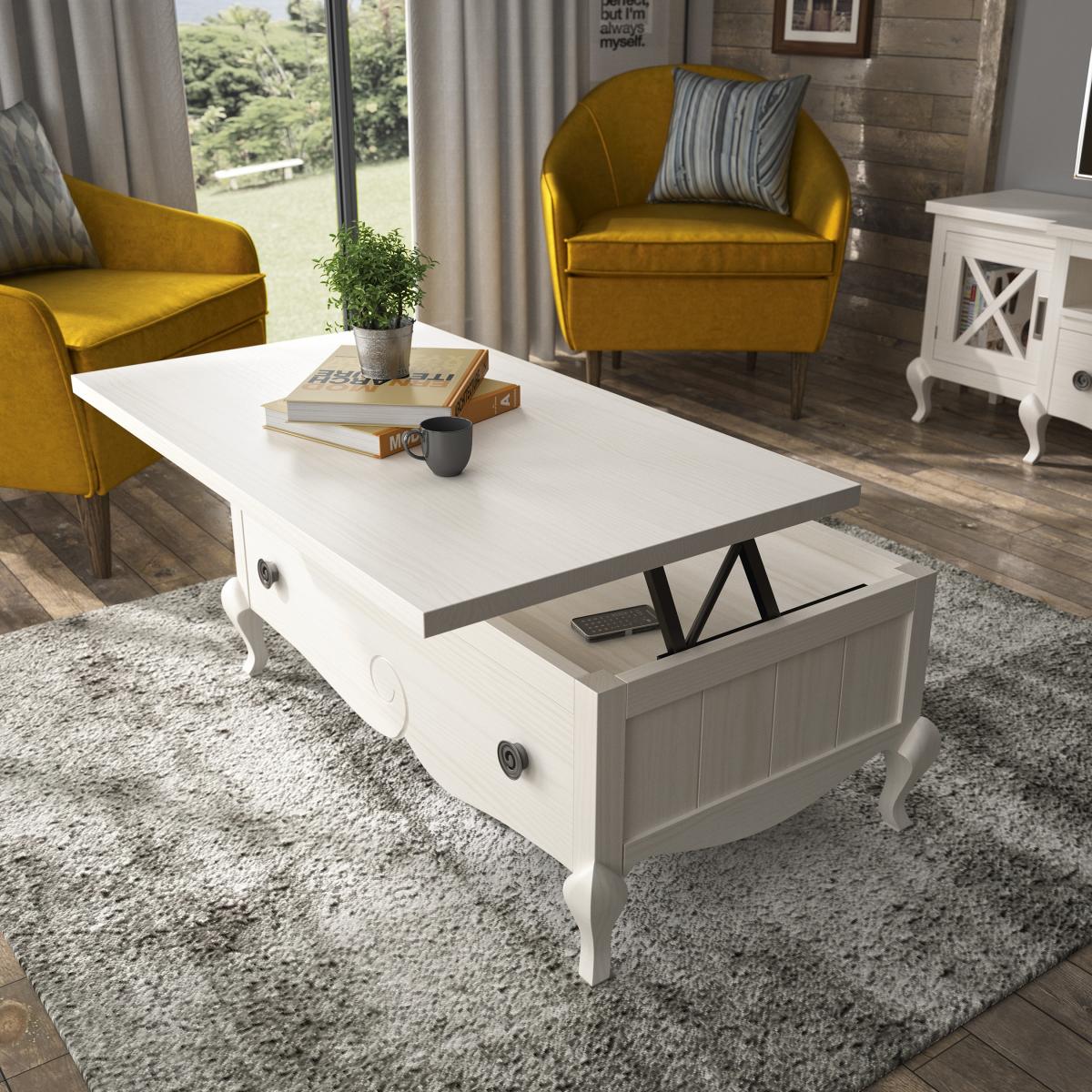 090715 Кофейный столик с подъемным механизмом Grupo Seys Volga Santreyd - Вид №1