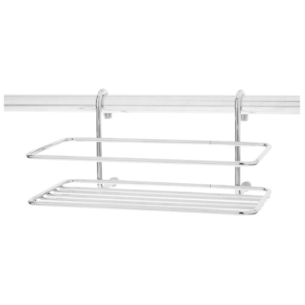 Полка малая Delinia 205х160х105 мм цвет хром 15873488 STLM-2202546 