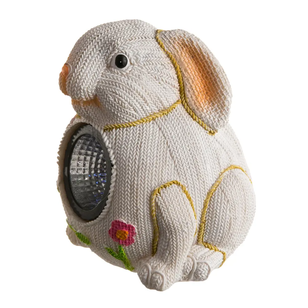 Светильник на солнечных батареях Knitrabbit, 15 см, полирезина/полипропен 15673769 STLM-2099626 Santreyd  - Вид №1