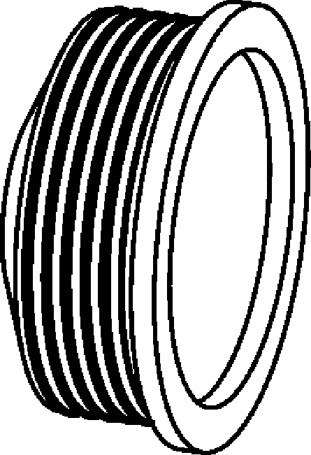 Viega Резиновый ниппель DN50/30 8580.75 (814120) 814 120