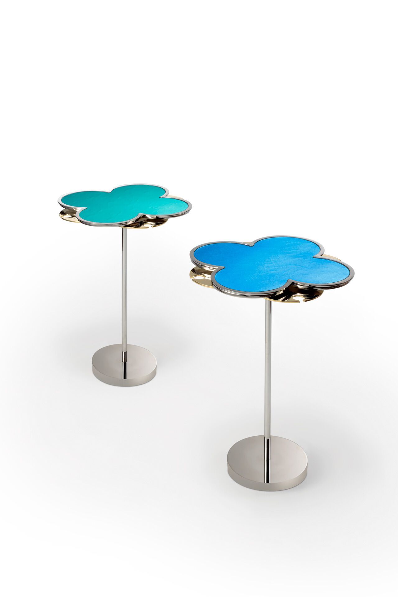 Хромированный металлический журнальный столик REFLEX FIORE 40&55 ARCH-00003907 - Вид №4