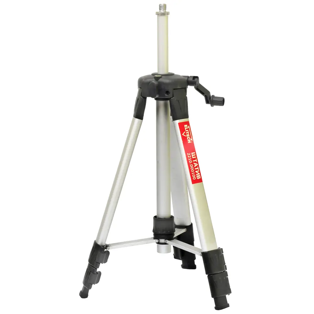 Штатив-трипод Elitech для лазерных нивелиров с регулировкой высоты 89202624 STLM-1329529