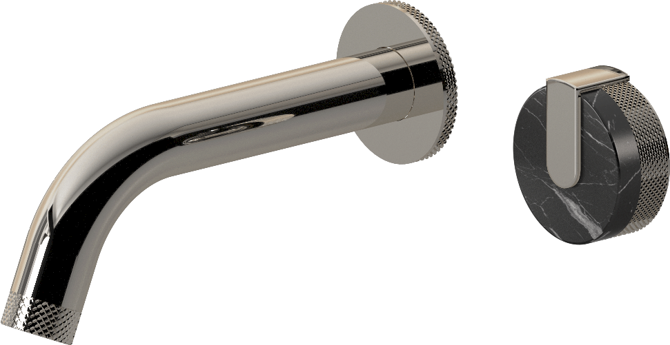 E-11535-R2MB-L1PN-PN Настенный прогрессивный смеситель скрытого монтажа для раковины GRAFF MOD+