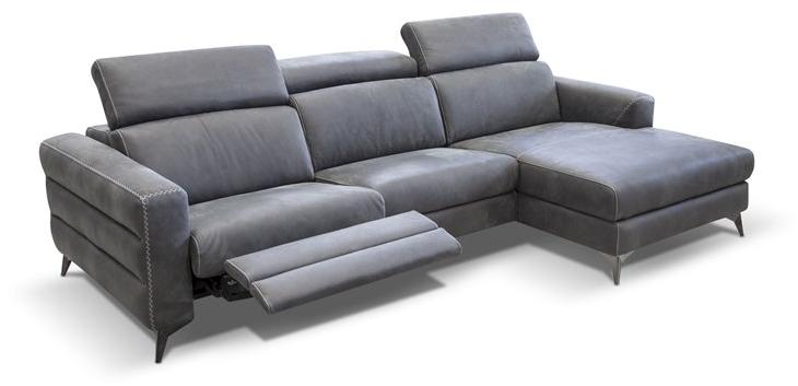 Rossini Sofas Кожаный диван-кресло с шезлонгом Ermes sun-id-1504736 - Вид №3