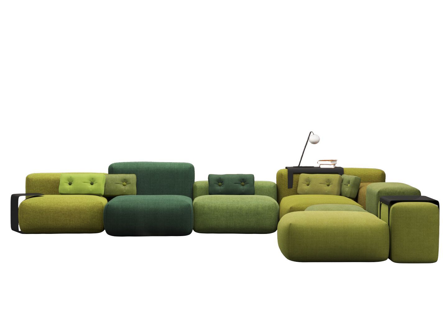 Угловой диван из ткани HANNABI COM NO. 02 ARCH-00031575 - Вид №1