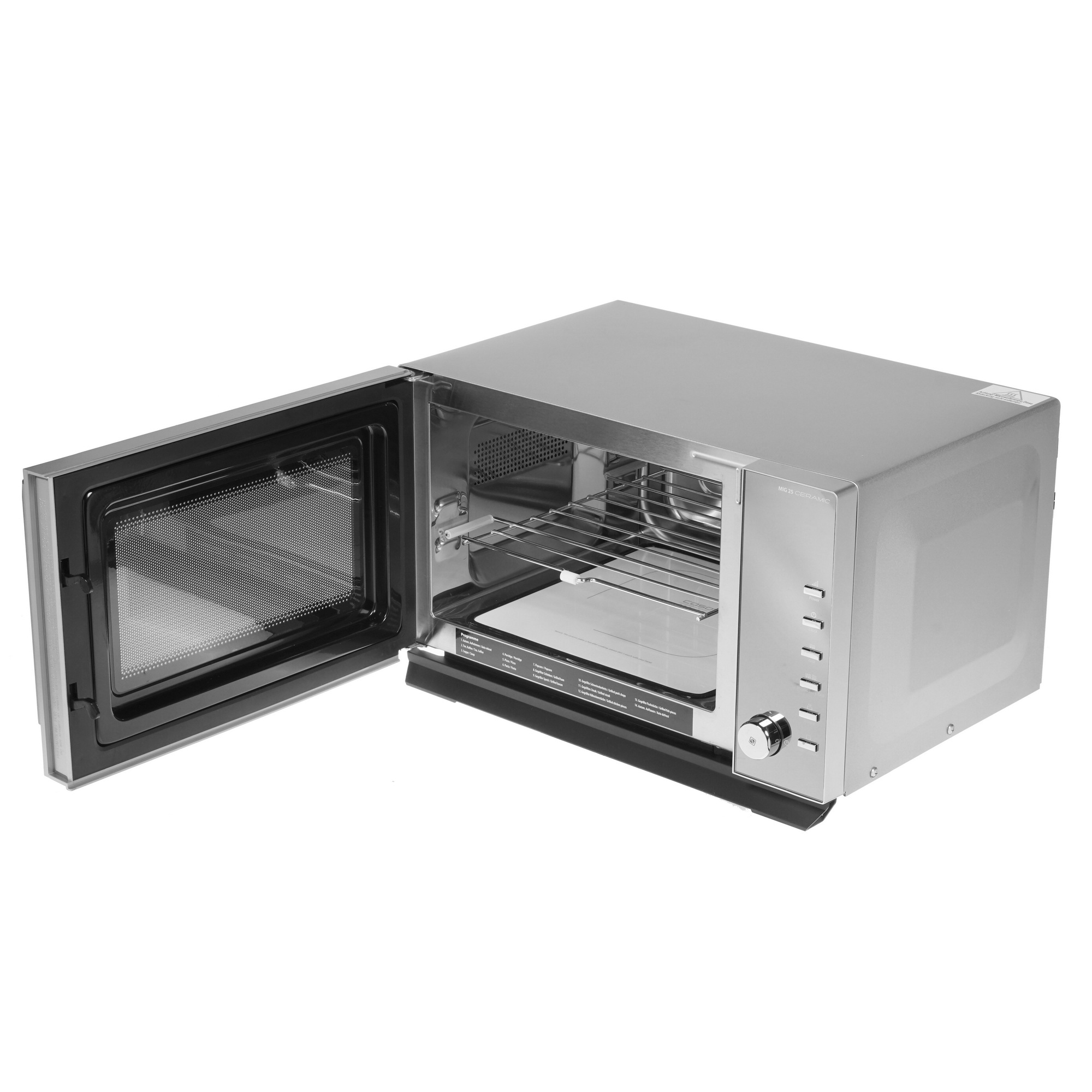 8195363 Микроволновая печь CASO MIG 25 Ceramic серебристый STDN-0151440 - Вид №4