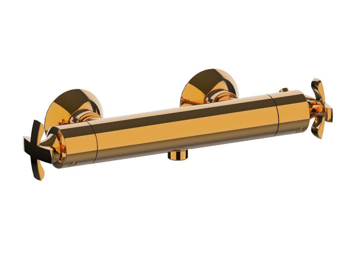 Термостатический смеситель для душа с 2 отверстиями Rubinetterie Frattini Lucrezia ARCH-00051905