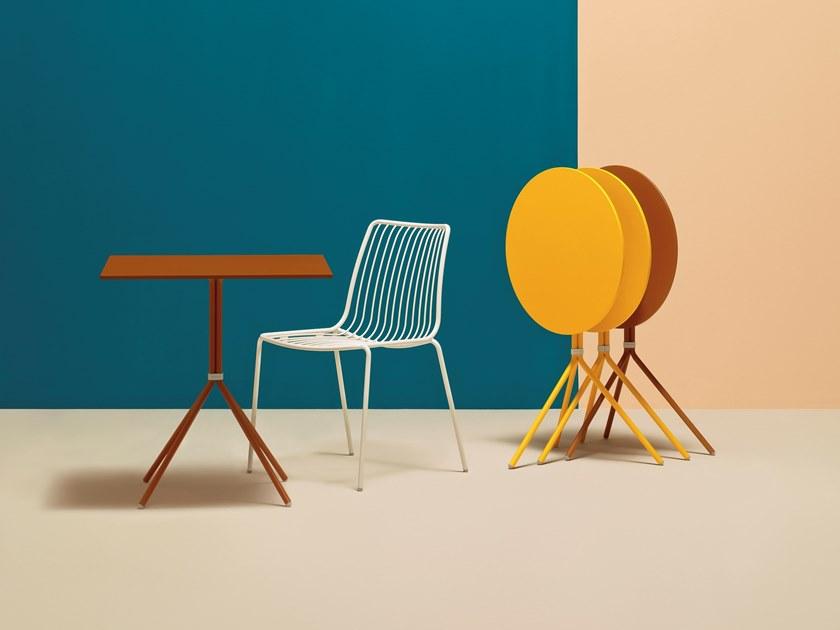 Pedrali Высокий садовый табурет с подставкой для ног Nolita 3657 - Вид №9