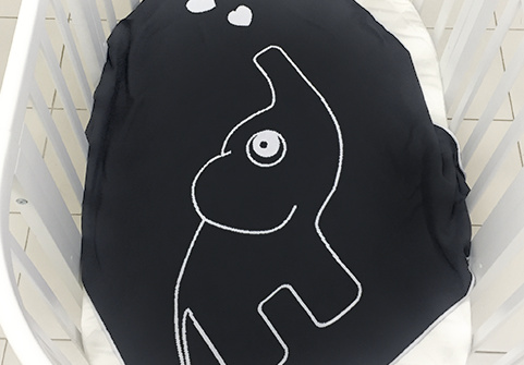 Плед детский "Лимпопо" ELLIPSE  351695 Черный;серый Santreyd  - Вид №2