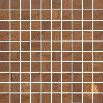 Мозаика и 3D панели из дерева Tarsi Матрица 107 Дуб Селект с брашью (Текстурированная) 275х275 мм 1401100076