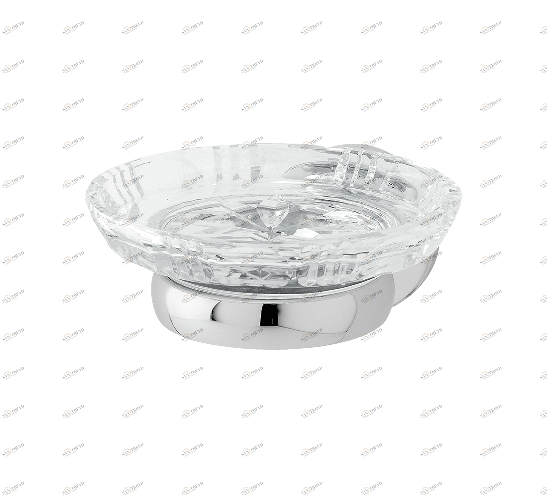 Gentry Home Держатель стакана с кристаллами Oxford Хром GH103075