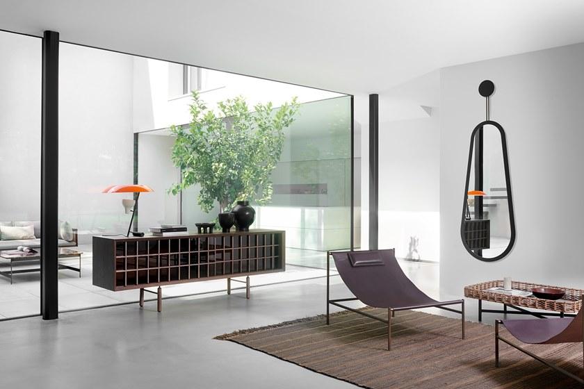 Potocco Комод из дерева и стекла с раздвижными дверцами Sen 886/mb - Вид №2