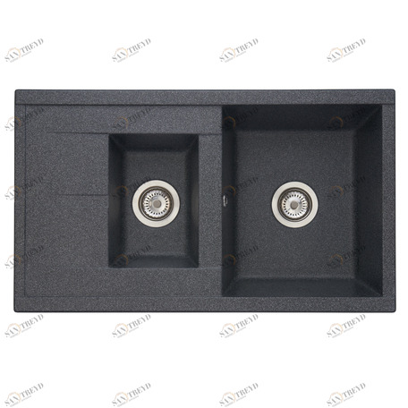 1A716232DE210 Мойка кухонная прямоугольная AQUATON ДЕЛИЯ