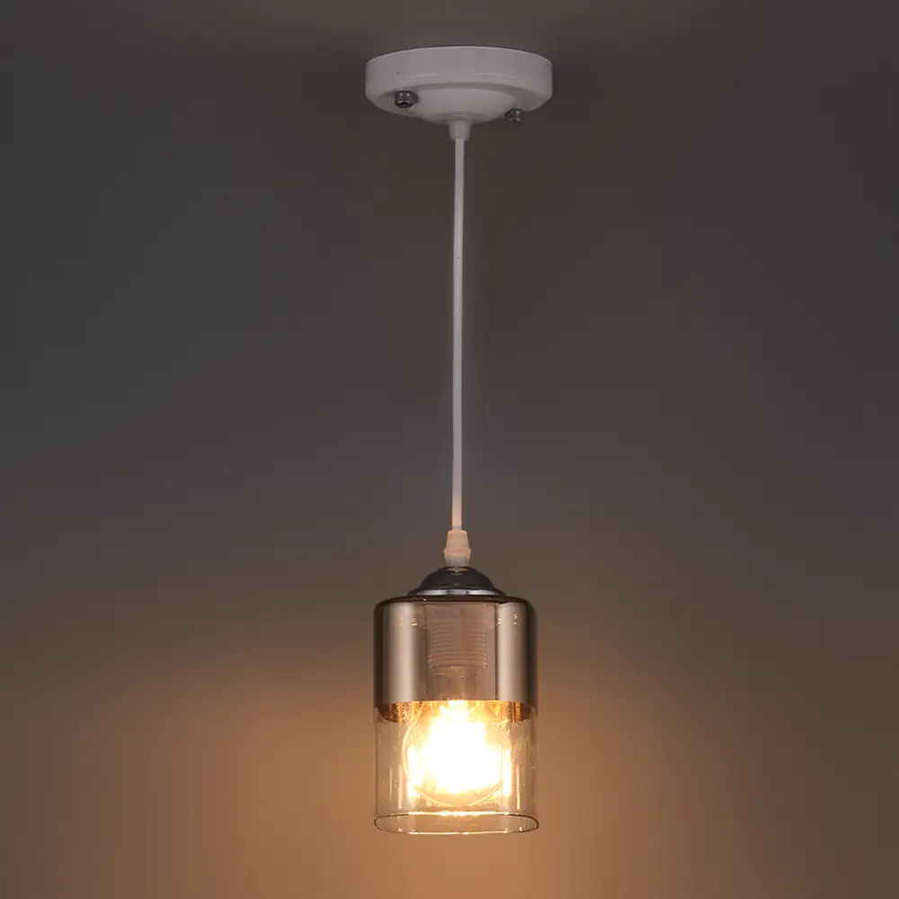 Подвесной светильник Jlight Jada 3178/1P E27 60 Вт, цвет белый/бронза 83279128 STLM-2172353 