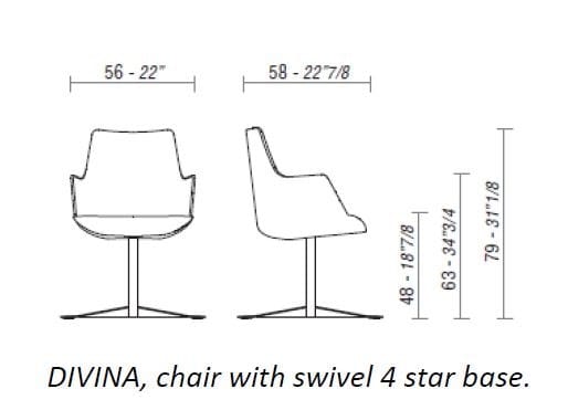 Мягкий стул с подлокотниками ESTEL GROUP ARCH-00046914 - Вид №2