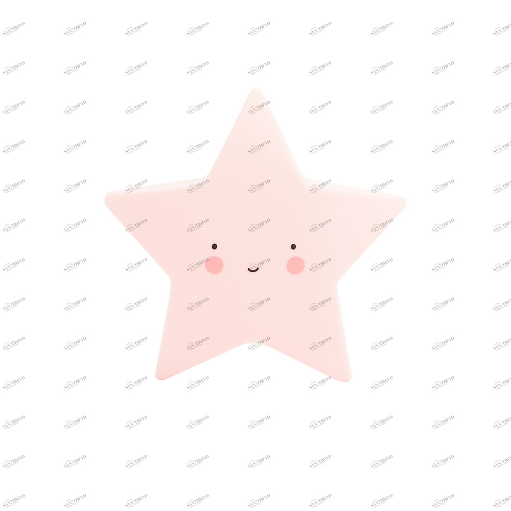 Ночник детский Pink Star LITTLE LOVELY COMPANY  281738 Розовый Santreyd 