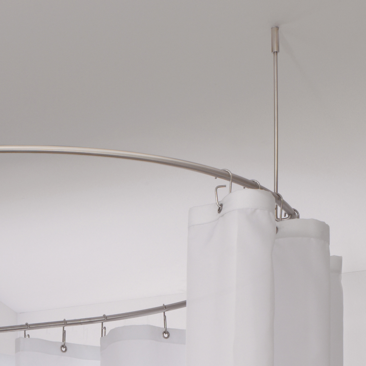 DR500HD1000 Карниз для душевой занавески полукруглый, 100 x 100 см PHOS  - Вид №4