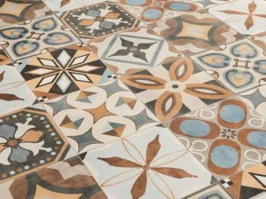 CERAMICA SANT'AGOSTINO Настенная / напольная плитка из керамогранита с эффектом энкаустики Patchwork colors