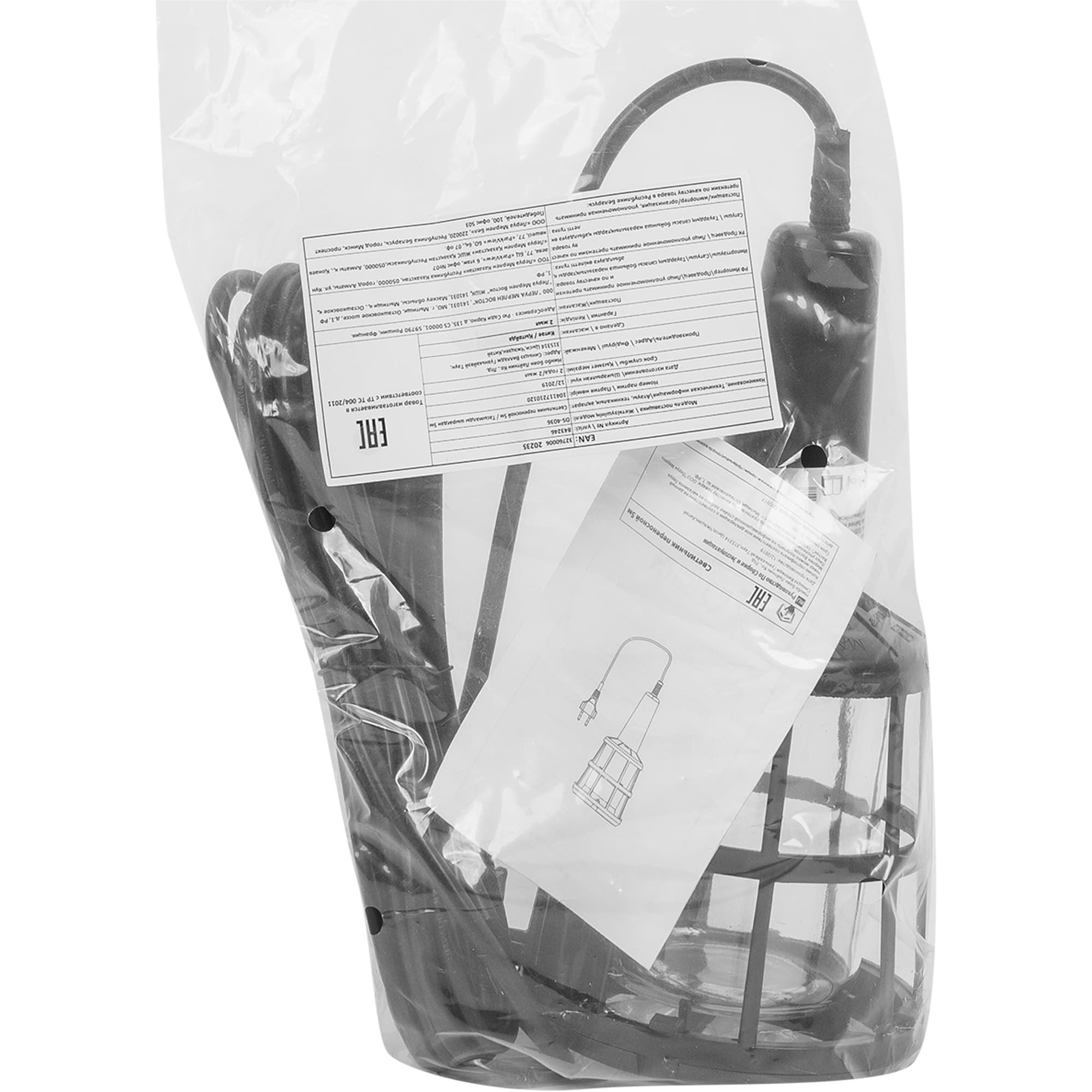 82038734 Фонарь переносной E27, длина провода 5 м Santreyd  - Вид №3